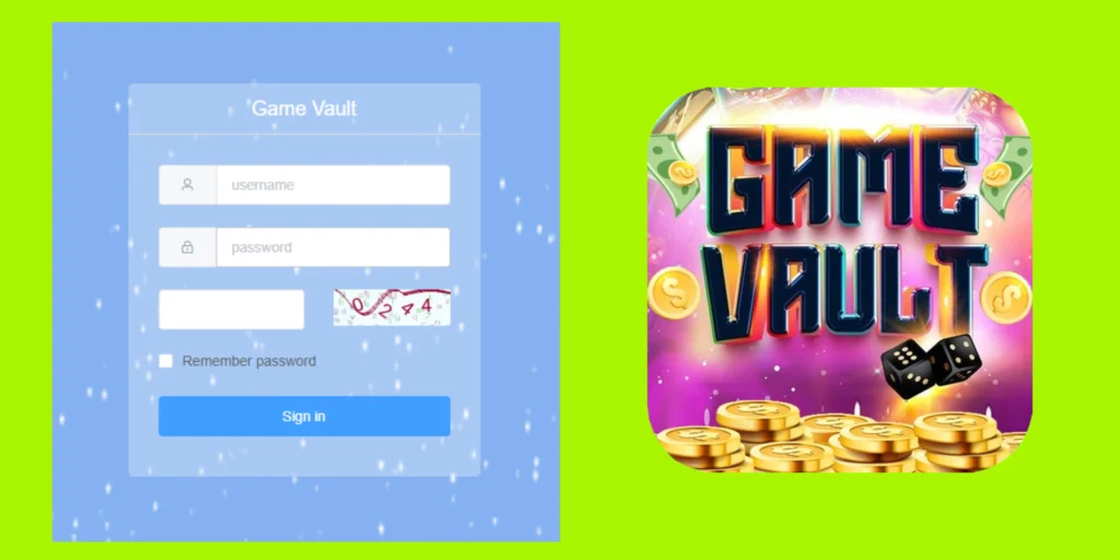 Game Vault admin login